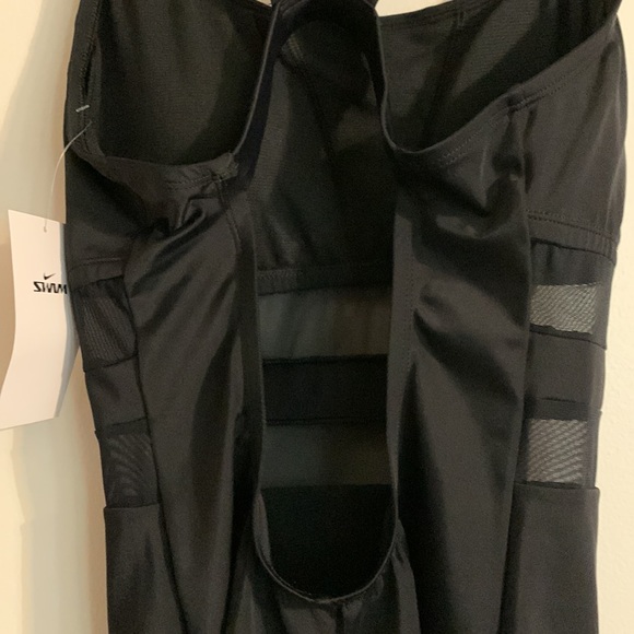 NIKE - Black Low Back One Piece Swimsuit - Picture 7 of 9